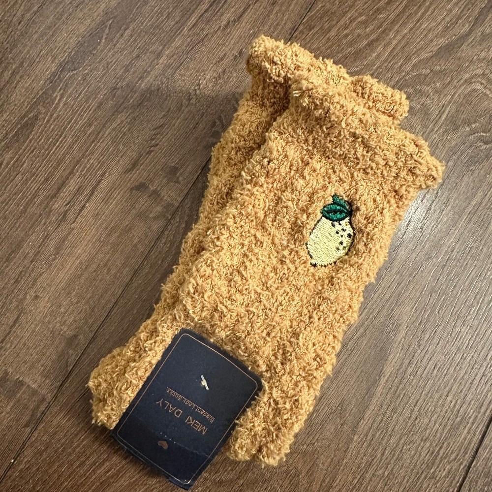 Acrylic lemon 🍋 🍊 socks